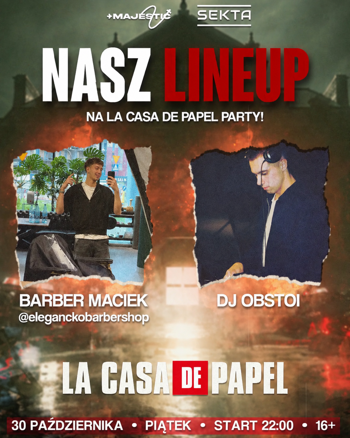 🩸 LA CASA DE PAPEL HALLOWEEN 🔪 | Opole 30.10.2026
