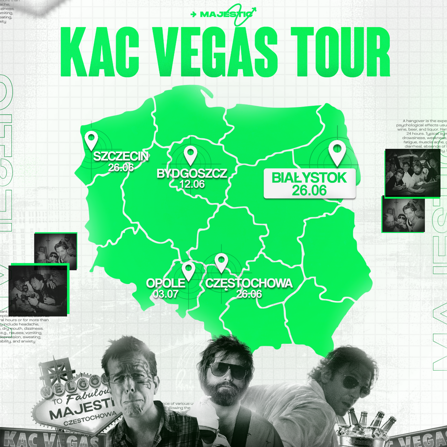 🍹KAC VEGAS rozpoczęcie wakacji - Białystok Niebo Nocą🥂| 1 Pula