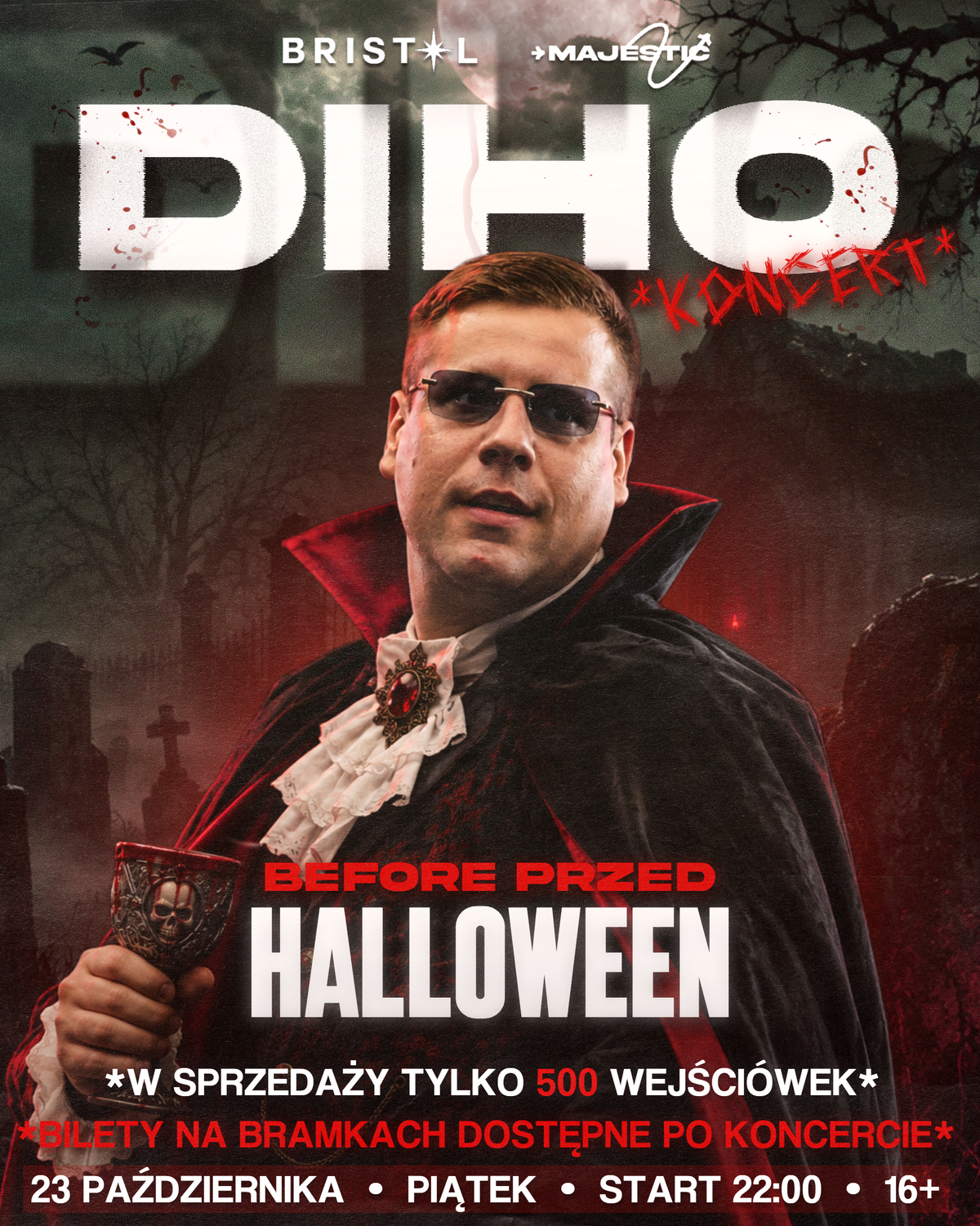 Before Halloweenowy Koncert DIHO! 🔪 | Częstochowa 23.10.2026 4 pula