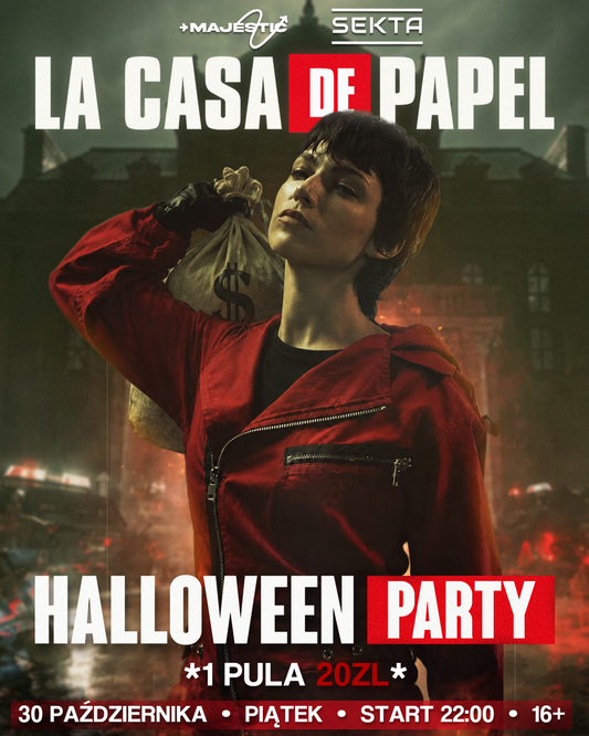 🩸 LA CASA DE PAPEL HALLOWEEN 🔪 | Opole 30.10.2026